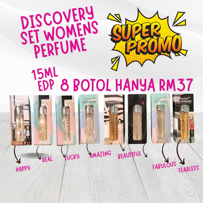 Discovery Set Women Perfume - 8 x 15ML