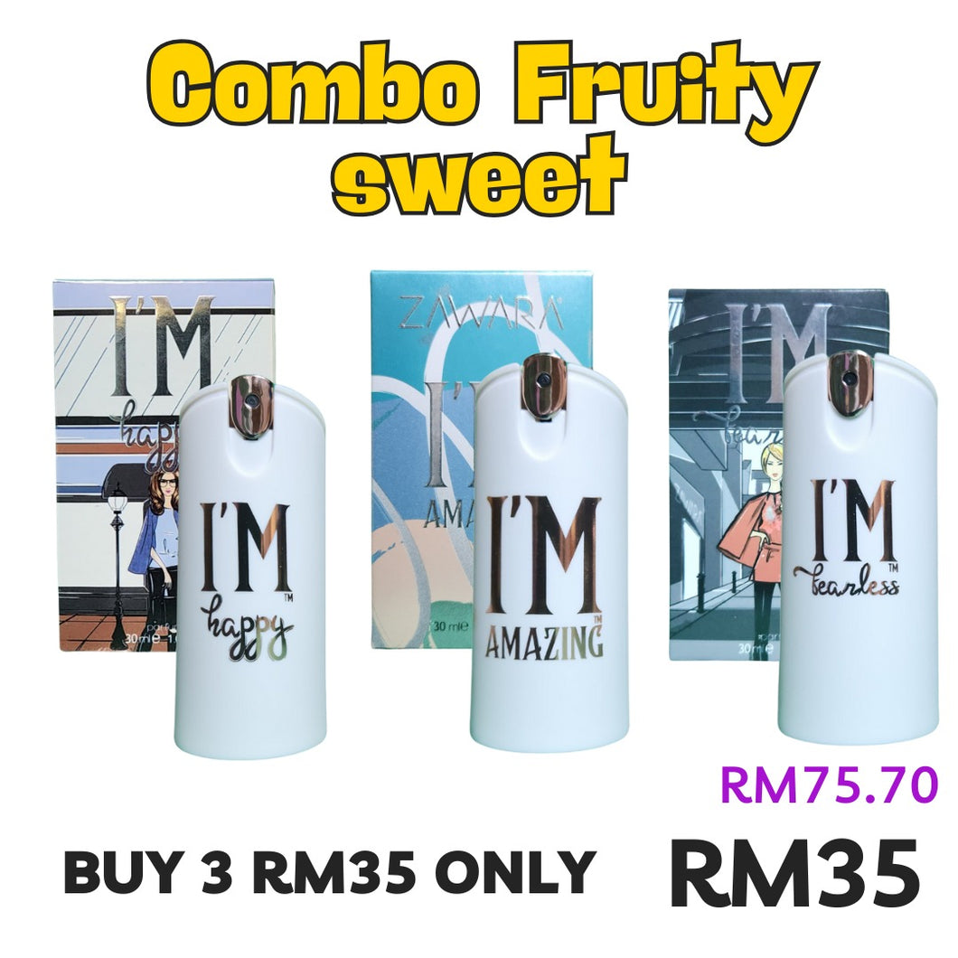 Combo Fruity Sweet - 3 Bottle 30ML